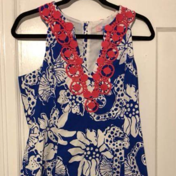 Lilly Pulitzer Augusta Quahog Chowdah Shift Dress - Picture 2 of 6